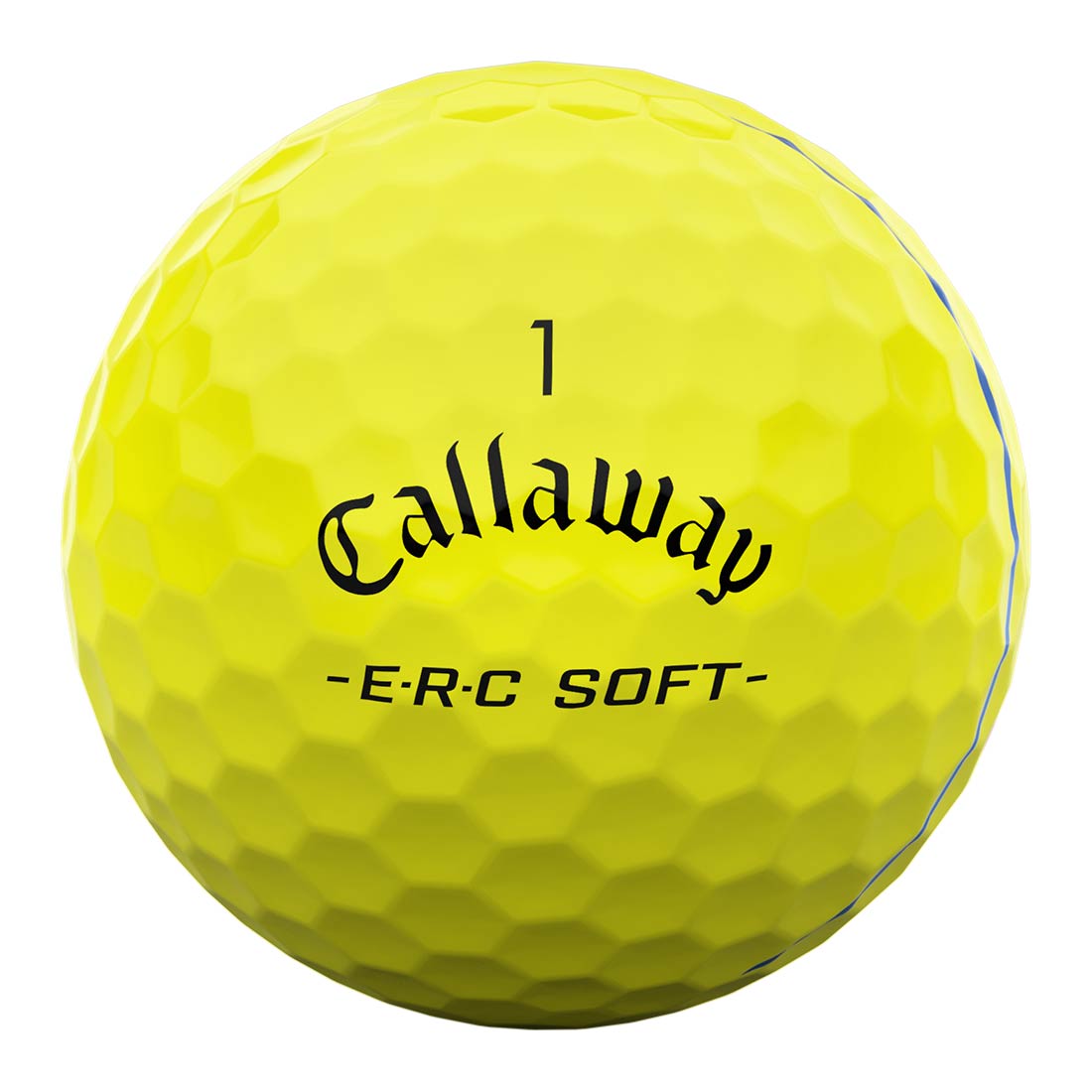 Callaway ERC Soft Triple Track Yellow Personalized Golf Balls