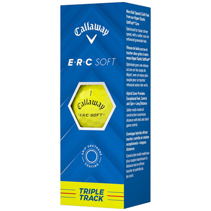 Callaway ERC Soft Triple Track Yellow Golf Balls