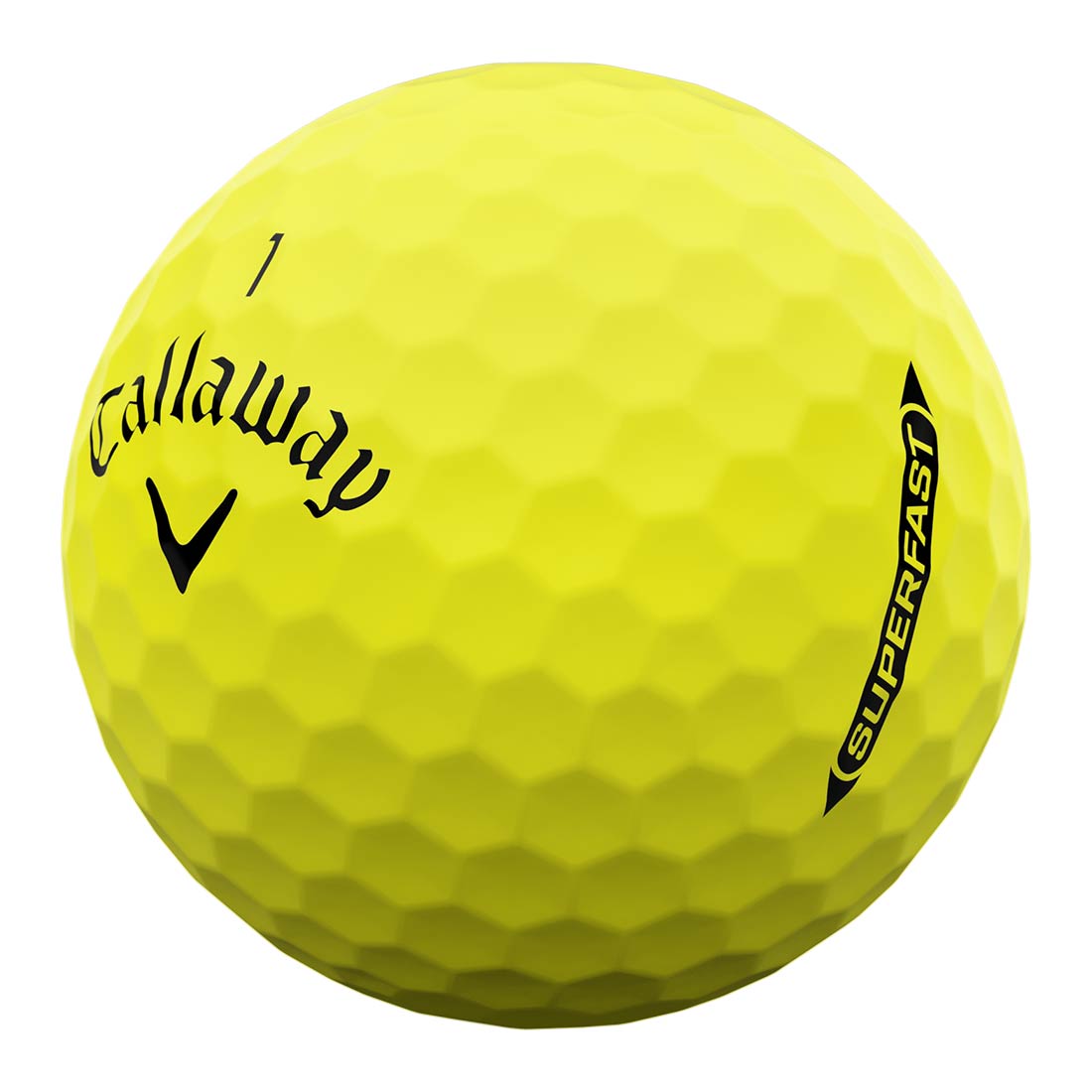 Callaway Superfast Yellow 15-Pack Personalized Golf Balls