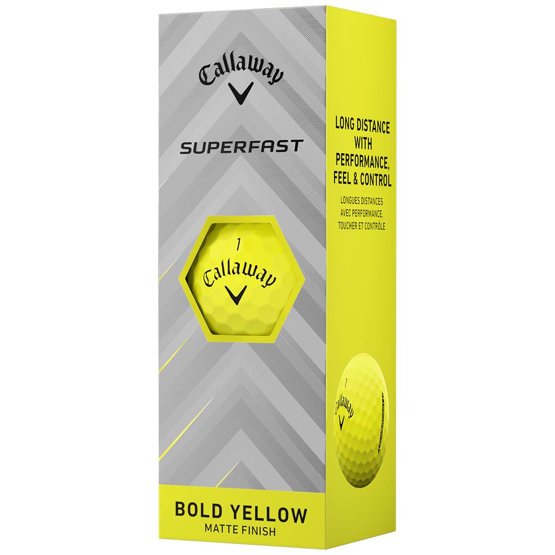 Callaway Superfast Yellow 15-Pack Personalized Golf Balls