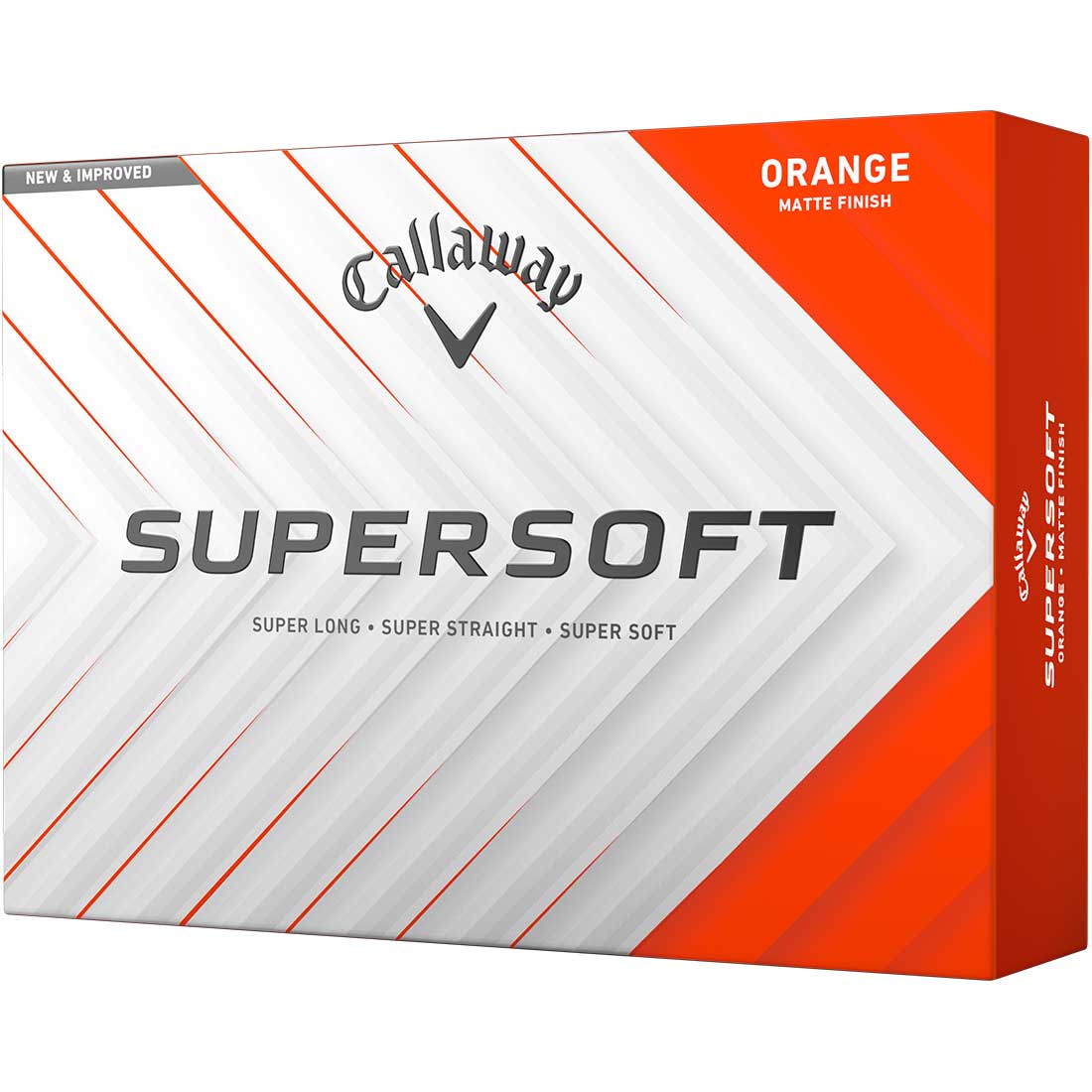 Callaway Supersoft Orange Personalized Golf Balls