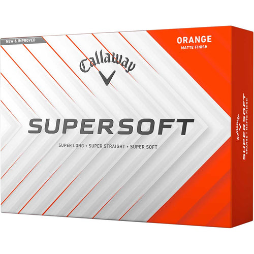 Callaway Supersoft Orange Personalized Golf Balls