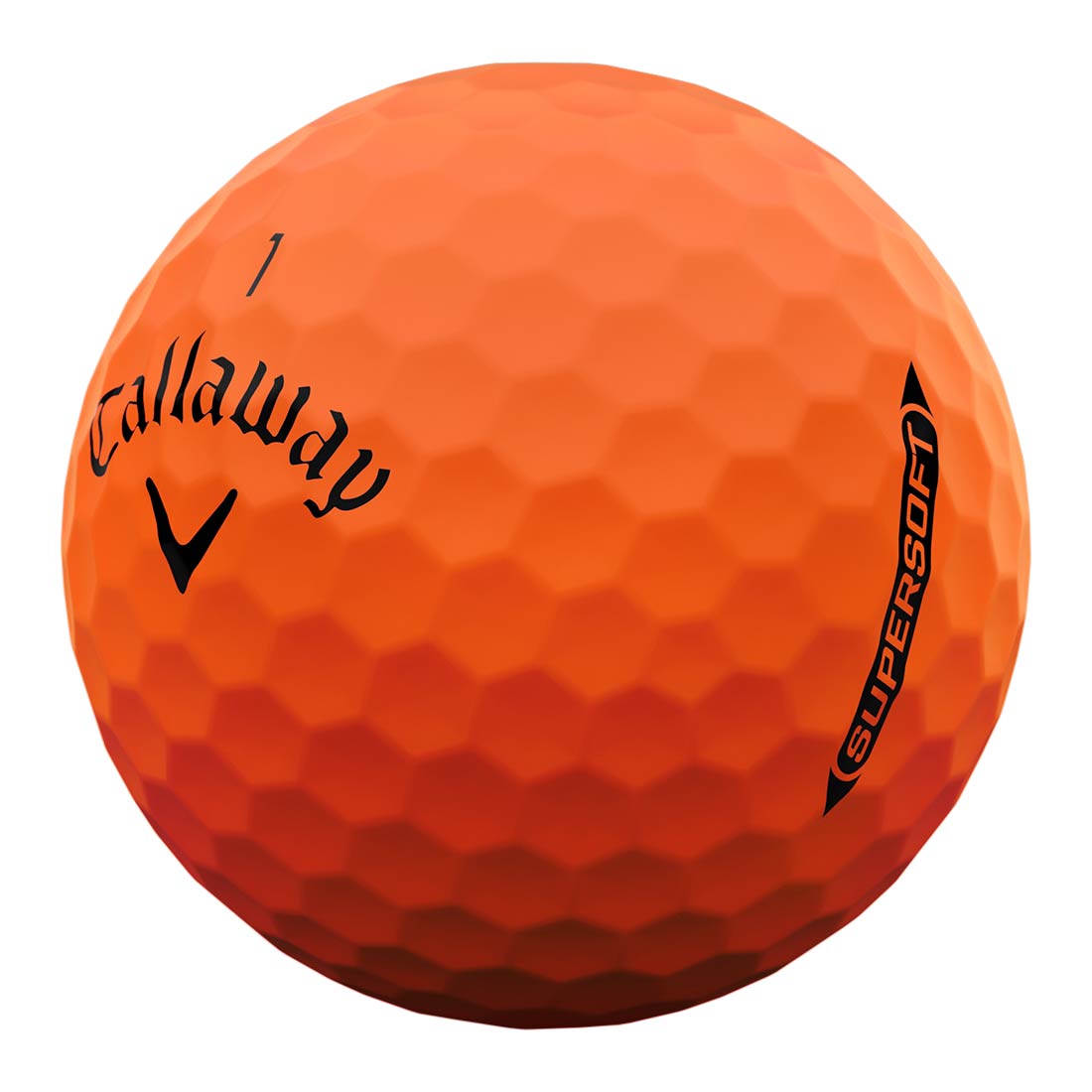 Callaway Supersoft Orange Personalized Golf Balls