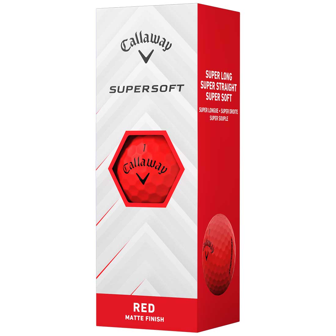 Callaway Supersoft Red Personalized Golf Balls