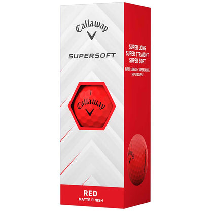 Callaway Supersoft Red Personalized Golf Balls