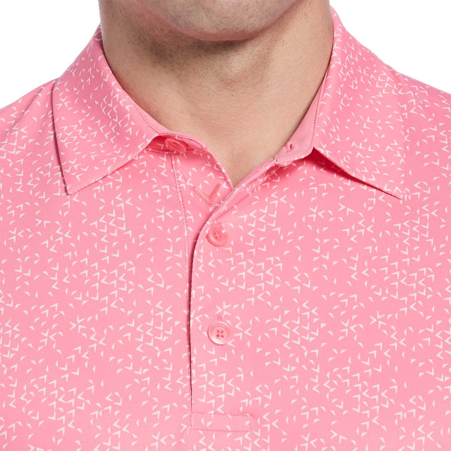 Callaway All-Over Chev Printed Golf Polo