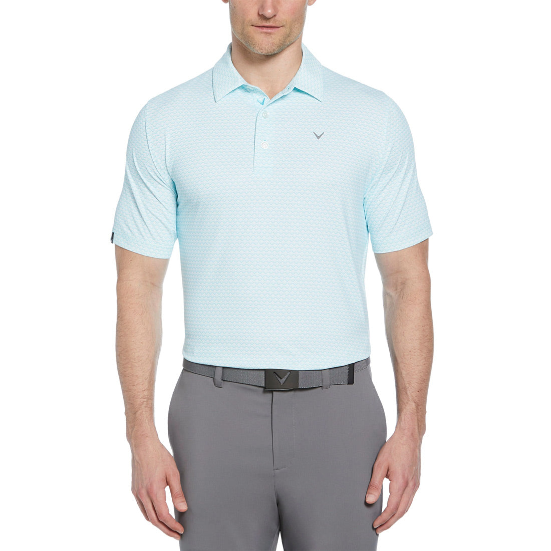 Callaway Gradient Chev Print Golf Polo