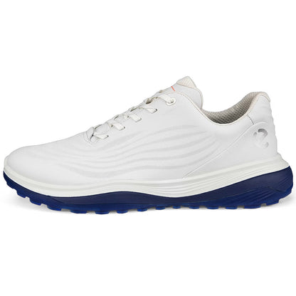 Ecco Lt1 Leather Golf Shoes White/Blue