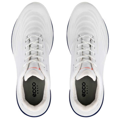 Ecco Lt1 Leather Golf Shoes White/Blue