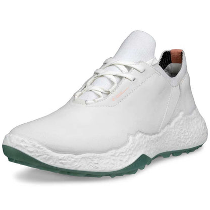 Ecco Women's Biom H5 Leather Golf Shoes White/Green/Orange