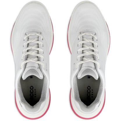 Ecco Women's Lt1 Hybrid Leather Golf Shoes White/Rose