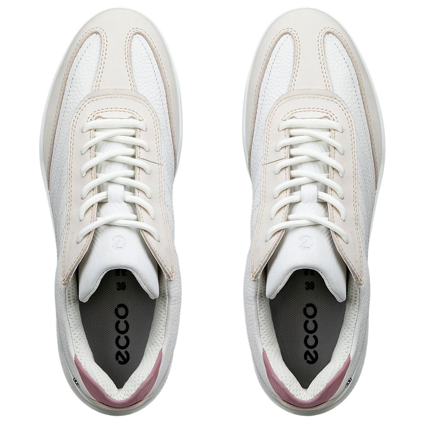 Ecco Women's Street Vibe Golf Shoes Off White/Rose