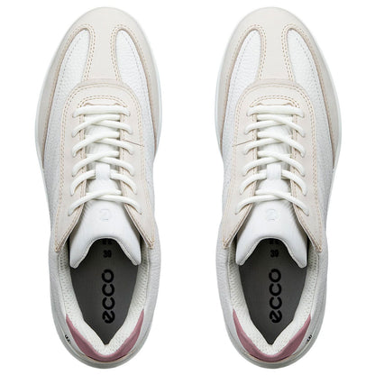 Ecco Women's Street Vibe Golf Shoes Off White/Rose