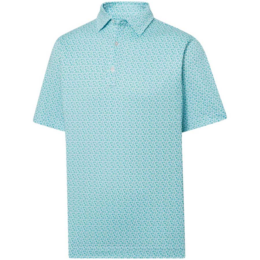 FootJoy Allover Floral Lisle Polo