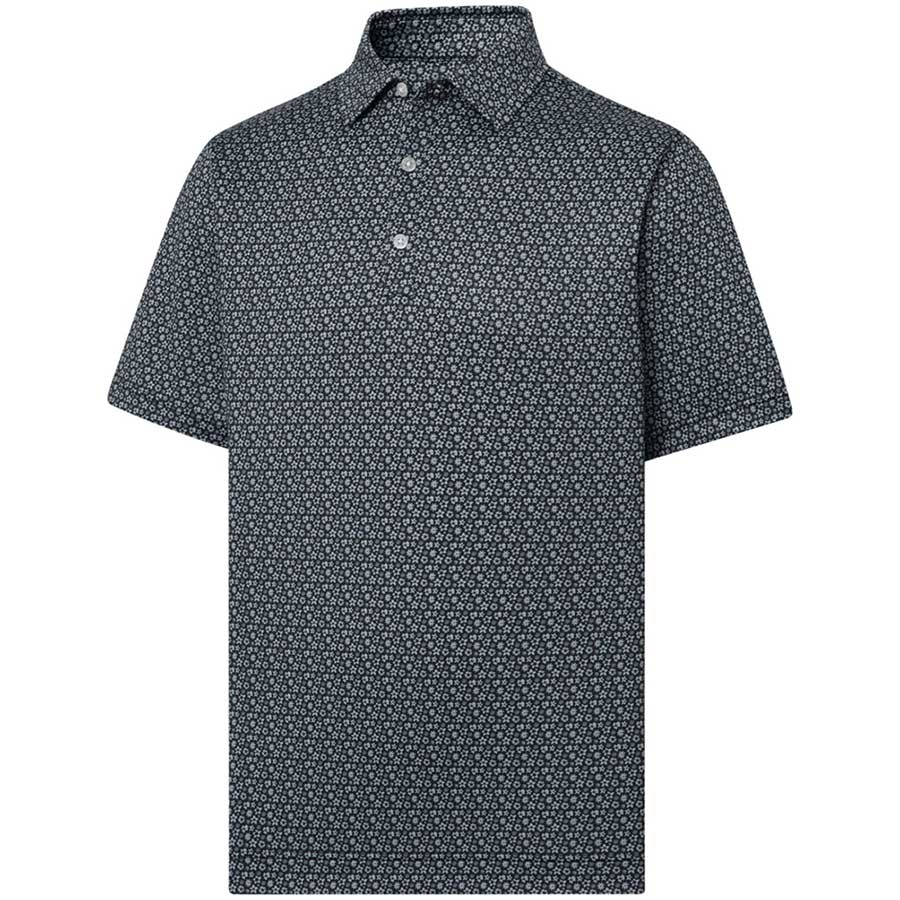 FootJoy Allover Floral Lisle Polo
