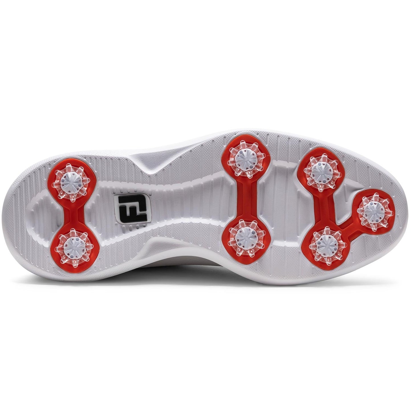 FootJoy FJ Traditions Blucher Golf Shoes White/Black Camo/Cherry Tomato