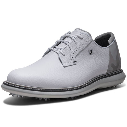 FootJoy FJ Traditions Blucher Golf Shoes White/Grey Camo