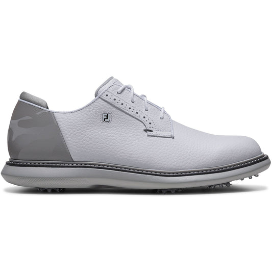 FootJoy FJ Traditions Blucher Golf Shoes White/Grey Camo
