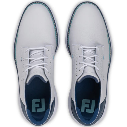 FootJoy FJ Traditions Blucher Golf Shoes White/Navy Camo/Marine