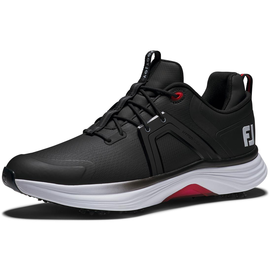 FootJoy HyperFlex Golf Shoes Black/White/Red