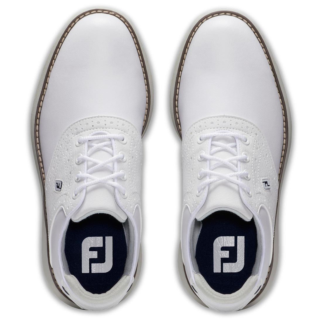 FootJoy Juniors Traditions Golf Shoes White