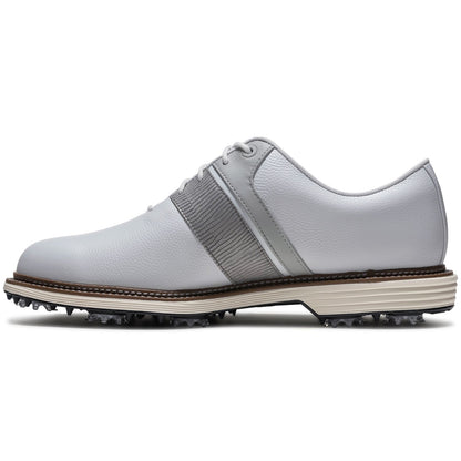 FootJoy Premiere Series Packard Golf Shoes White/Steel Grey/Gunmetal