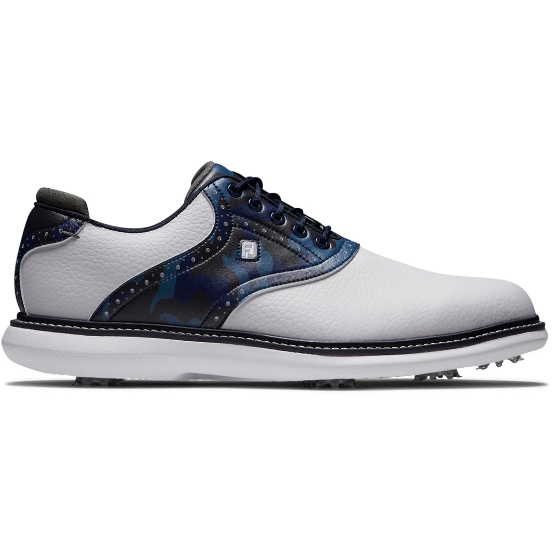 FootJoy Traditions Saddle Golf Shoes White/Navy Camo