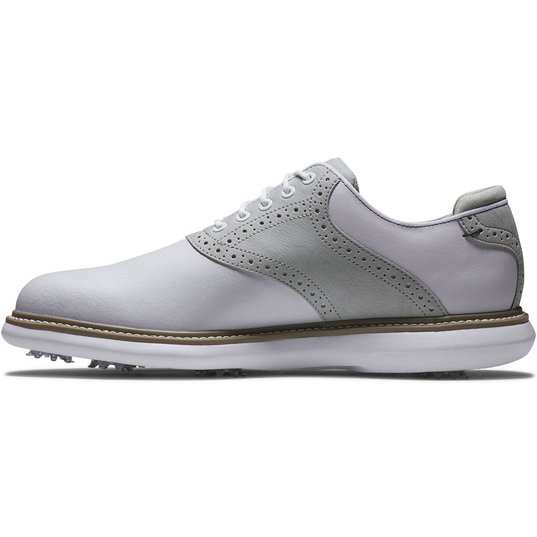 FootJoy Traditions Saddle Golf Shoes White/Grey