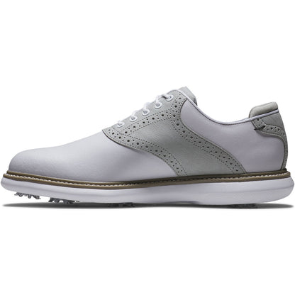 FootJoy Traditions Saddle Golf Shoes White/Grey