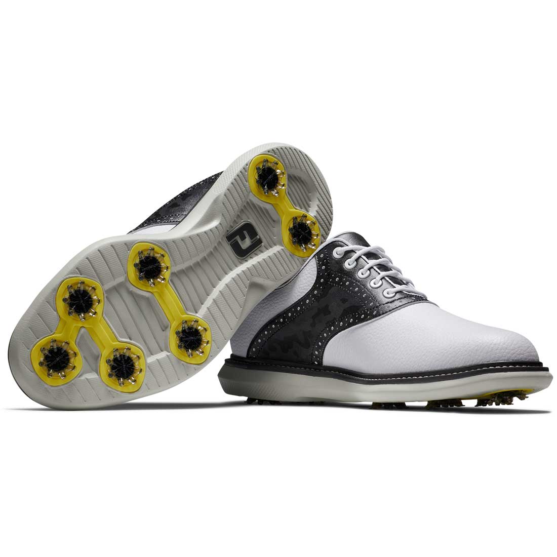 FootJoy Traditions Golf Shoes White/Camo