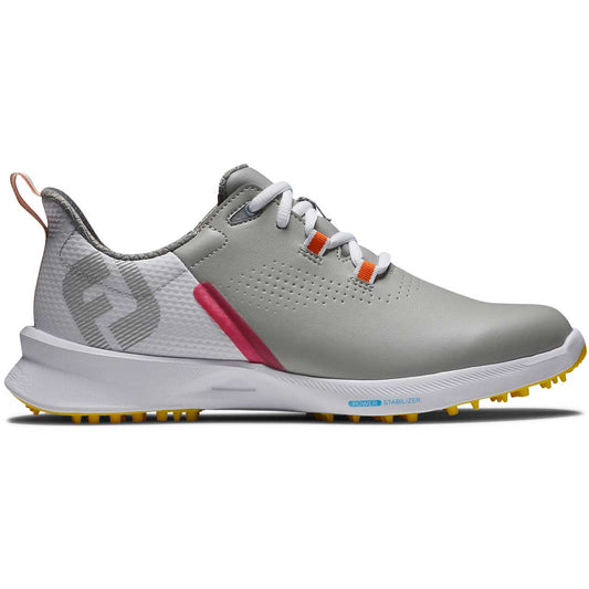 FootJoy Women's FJ Fuel Golf Shoes Grey/White/Yellow