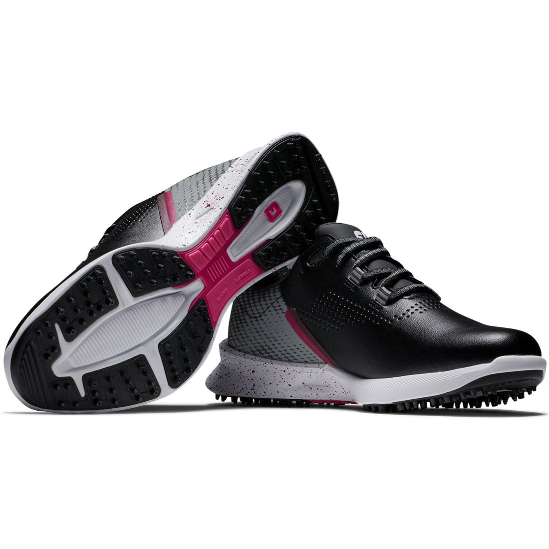 FootJoy Women's FJ Fuel Golf Shoes Black/Pink