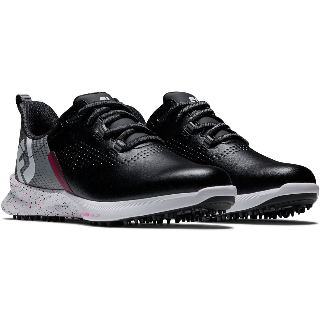 FootJoy Women's FJ Fuel Golf Shoes Black/Pink
