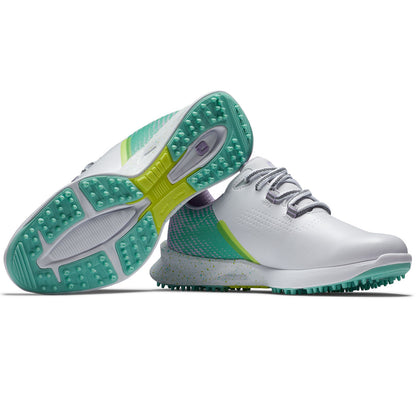 FootJoy Women's FJ Fuel Golf Shoes White/Green