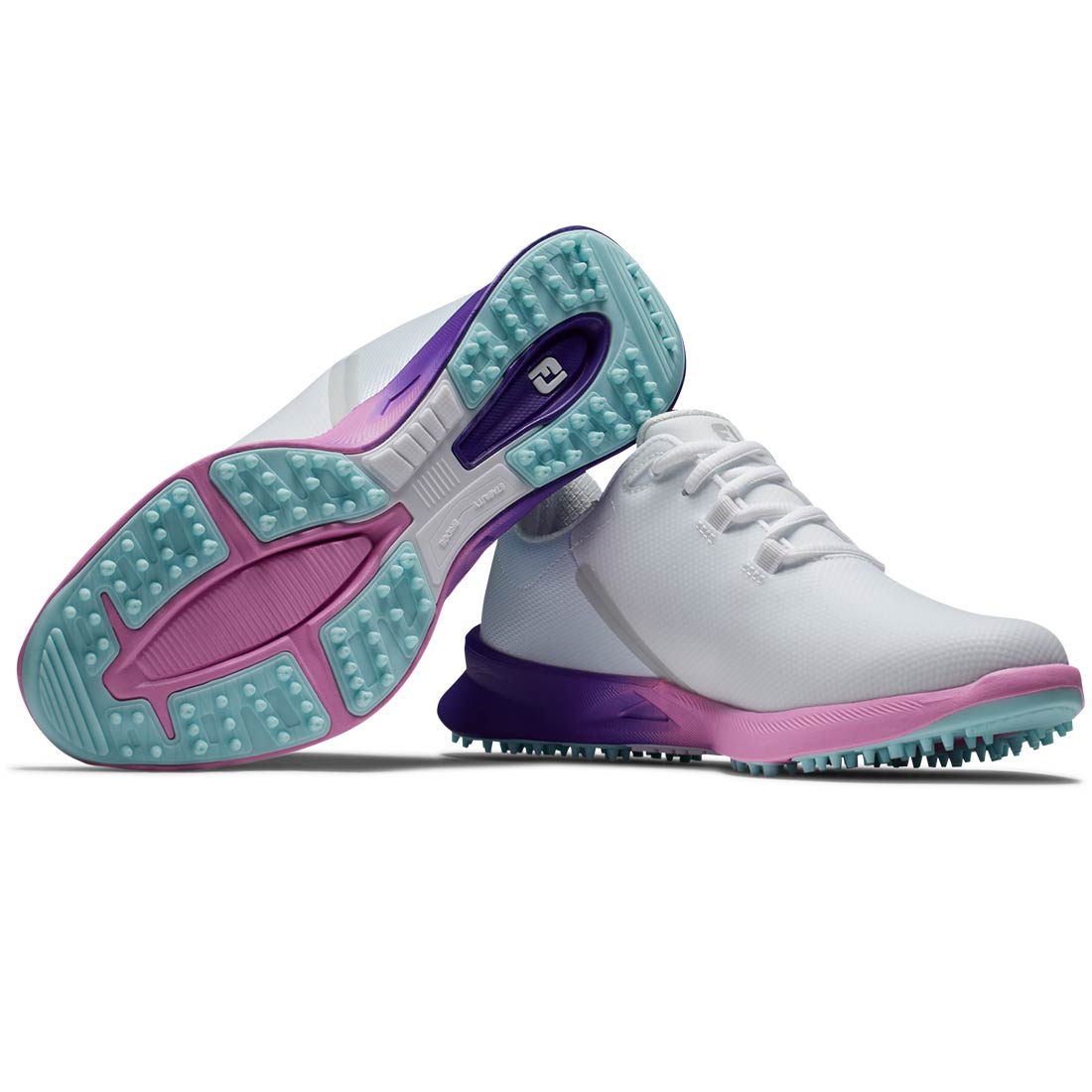 FootJoy Women's FJ Fuel Sport Golf Shoes White/Purple