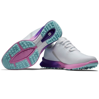 FootJoy Women's FJ Fuel Sport Golf Shoes White/Purple