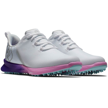 FootJoy Women's FJ Fuel Sport Golf Shoes White/Purple