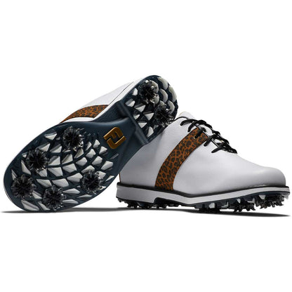 FootJoy Women's Premiere Series Golf Shoes White/Leopard