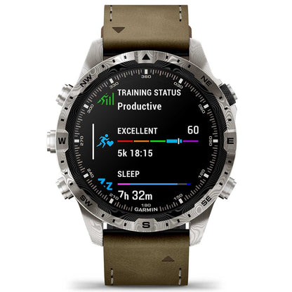Garmin MARQ Adventurer (Gen 2) Modern Tool Smartwatch Damascus Steel Edition