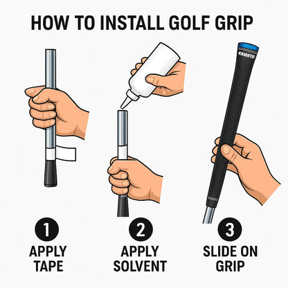 Yamato Junior Golf Grips 8-Pack – Kids & Youth Club Grips for Control