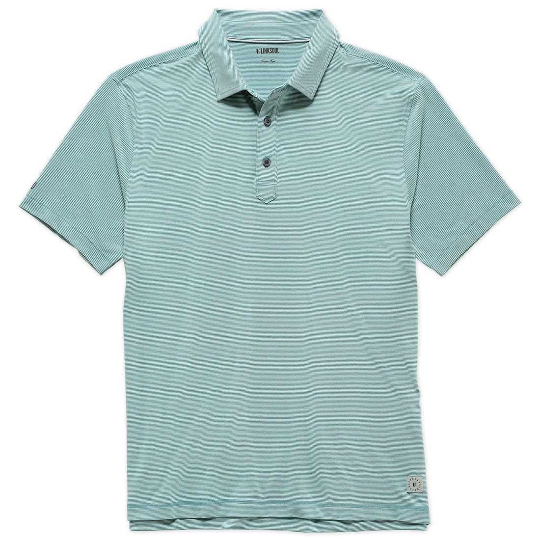 Linksoul Monterey Microstripe Performance Polo
