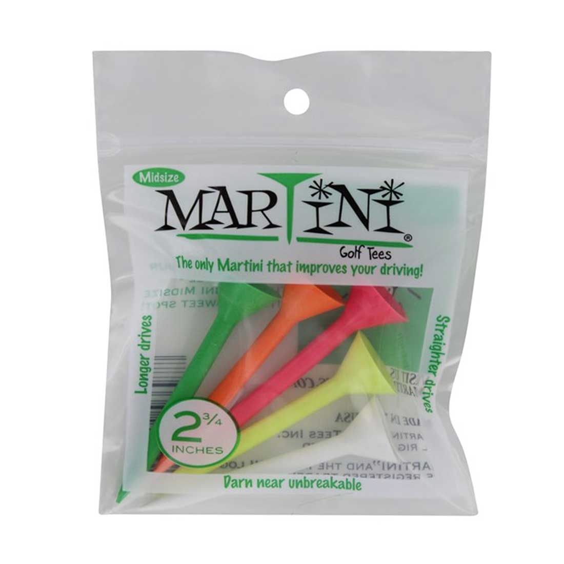 Martini Golf Tees Midsize Tees