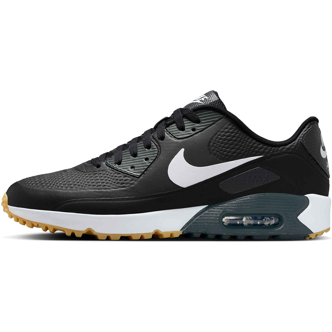 Nike Air Max 90 G Golf Shoes Black/White/Gum