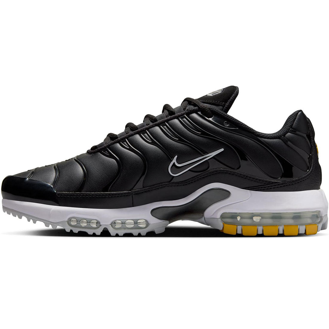 Nike Air Max Plus G Golf Shoes Black/White/Gold