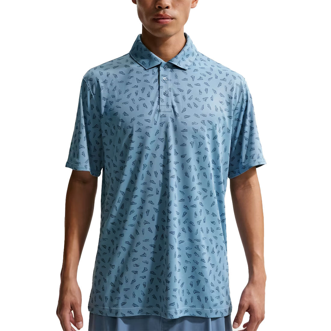 Nike Dri-FIT Shoe Print Golf Polo