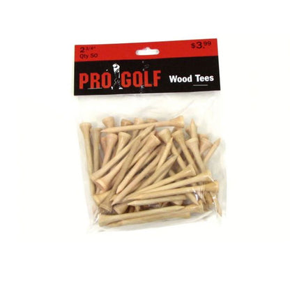 Pro Golf 2 3/4 inch Wood Tees