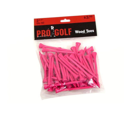 Pro Golf 2 3/4 inch Wood Tees