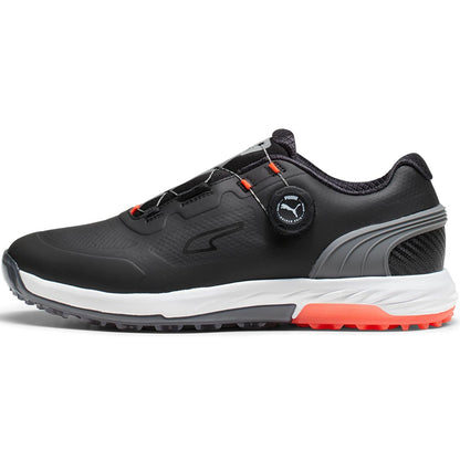 Puma AlphaCat Nitro Disc Golf Shoes Black/Quiet Shade/Red