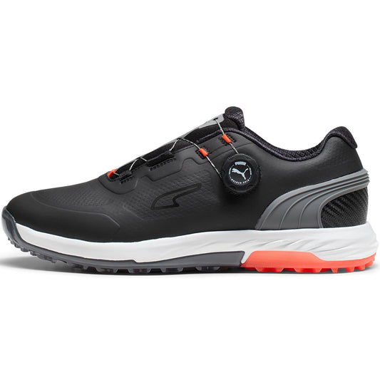 Puma AlphaCat Nitro Disc Golf Shoes Black/Quiet Shade/Red