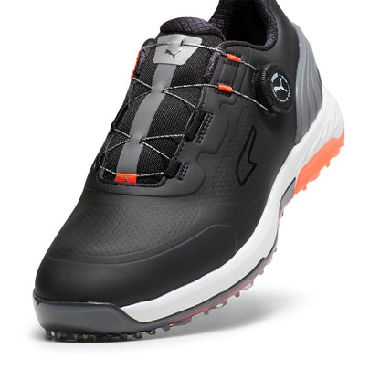Puma AlphaCat Nitro Disc Golf Shoes Black/Quiet Shade/Red